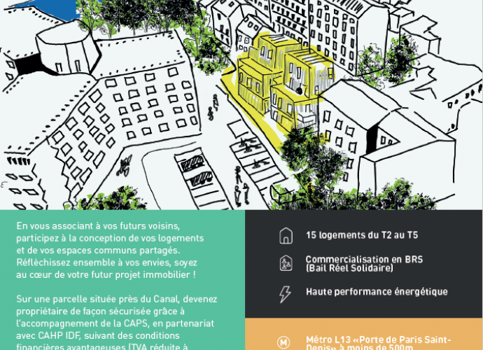 Dohis en Habitat participatif à Saint-Denis 93 - affiche