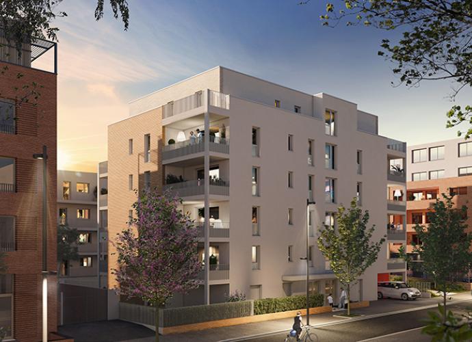 Programme Éole - Toulouse Guillaumet, appartements neufs T2 à T4 en PSLA